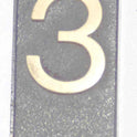 SPACER, .625  WIDE, BLACK, WHITE MARKING, MARKED # 3 DOVER # 9893702