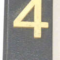 SPACER, .625  WIDE, BLACK, WITH BRAILLE, MARKED # 5 DOVER # 9893714