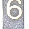 SPACER, .625  WIDE, BLACK, WITHOUT BRAILLE, MARKED # 6 DOVER # 9893600