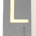 SPACER, .625  WIDE, BLACK, WITH BRAILLE, MARKED L DOVER # 9893714