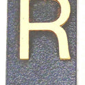 SPACER, .625  WIDE, BLACK, WITHOUT BRAILLE, MARKED R