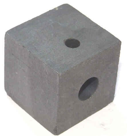 CONTACT, CARBON.1 1/2 SQ. X 1 1/2, 1/4 HOLE DOVER # 9771189