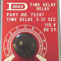 TIMER, RELAY, DELAY, 2-12 SECONDS 115 VAC 8 PIN OCTAL DOVER # 75281