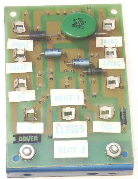 BOARD, CIRCUIT, RECTIFIER WITH ARC SUPPRESSION DOVER 9892989