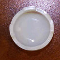 INSERT, BUTTON, 7/8 DIA., WHITE, MARKED ALARM IN BLACK ARMOR # 11133-01