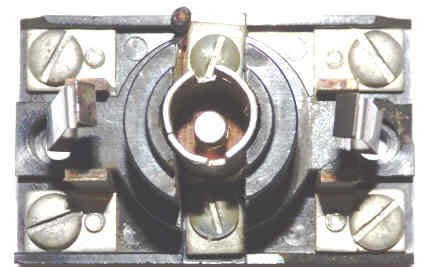 BASE, BUTTON WITH BULB HOLDER, USED WITH A-B92/92T ARMOR # B761008