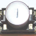BUTTON, ASSEMBLY, WHITE WITH BLACK # 1 HORIZONTAL  ARMOR # B761003