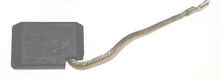 BRUSH, CARBON, 2.000 X 1.250 X .375 GRADE B253ARMOR# 10364-02