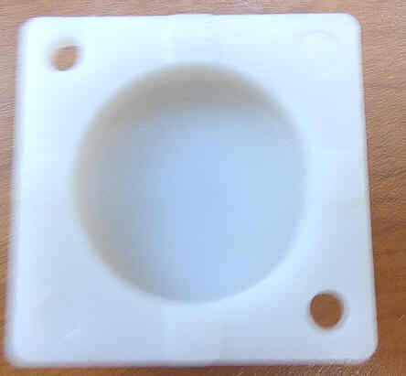 BUTTON, A LINE, HALL, WHITE WITH BLACK 'UP' WESTINGHOUSE # 477C742G02