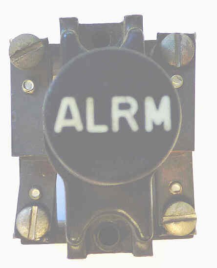SWITCH, MOMENTARY, W-B61 BUTTON, MARKED ALARM WESTINGHOUSE # T6341G__