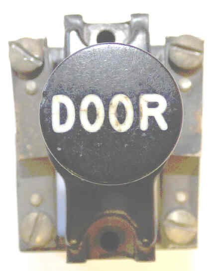 SWITCH, MOMENTARY, W-B61 BUTTON, MARKED DOOR WESTINGHOUSE # T6341G__