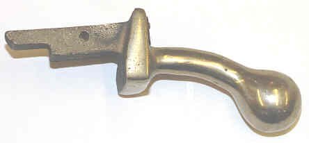 HANDLE, DUMBWAITER DOOR, GERMAN SILVER, RARE PEELLE #03815