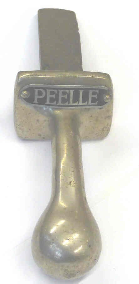 HANDLE, DUMBWAITER DOOR, GERMAN SILVER, RARE PEELLE #03815