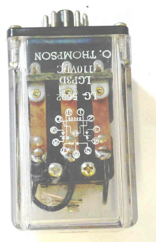 RELAY, 3PDT, 110 VDC, 11 PIN OCTAL BASE  LINE ELECTRIC # LGP3D
