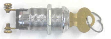 SWITCH, KEYED, 2 POSITION, REMOVE AT 12 & 3, CHICAGO KEY 2001