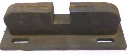 DRIVE BLOCK, RUBBER, USED WITH B 2 INTERLOCKS 8 WESTINGHOUSE # M3639H01