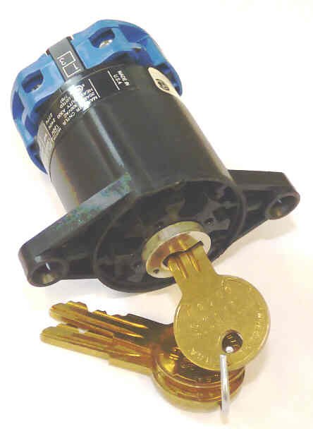 SWITCH, KEYED, 2 POSITION, ON-OFF, KEY 501CH,  WESTINGHOUSE # 6950C92H01