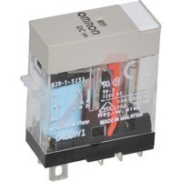 RELAY, POWER, SPDT, 12 VDC, 5 PIN, 10M AMP SOCKET MOUNT OMRON G2R-1-S-DC12