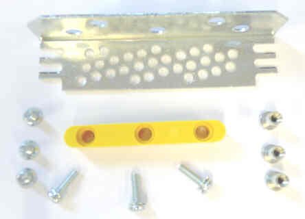 GIB, DOOR,  WITH CHASSIS AND HARDWARE, 3/8 WIDE YELLOW NYLUBE # DL-0 3/8