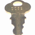 KEY, ILLINOIS, USED ON KEYED SWITCHES MARKED H2165 DOVER #  9721654