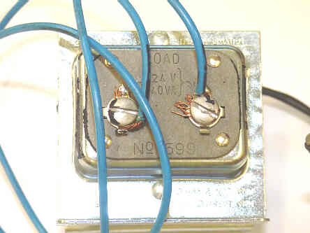 TRANSFORMER, 120 PRIMARY, 24 VAC SECONDARY, 40 VA EDWARDS 599