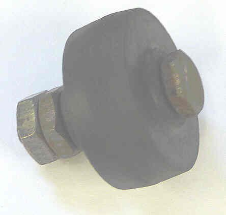 ROLLER, RUBBER, GATE SWITCH, WITH HARDWARE GAL # SW-1-6
