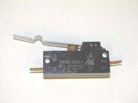 SWITCH, MICRO, ON-OFF MOMENTARY McGILL # 2653-0011
