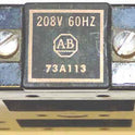 COIL, 208 VAC, 60 HZ 2-3 POLE SIZE 3 SERIES K 702-717   ALLEN BRADLEY # 73A113