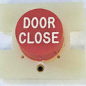 PRESSEL, BUTTON, MONITOR, EXTENDED BUTTON , RED, MARKED 'DC'  IN WHITE