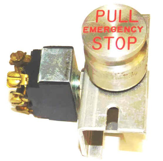 SWITCH, STOP, MONITOR, PULL TO STOP, SS, AS SHOWN, VANDAL  RESISTANT, MN-B13