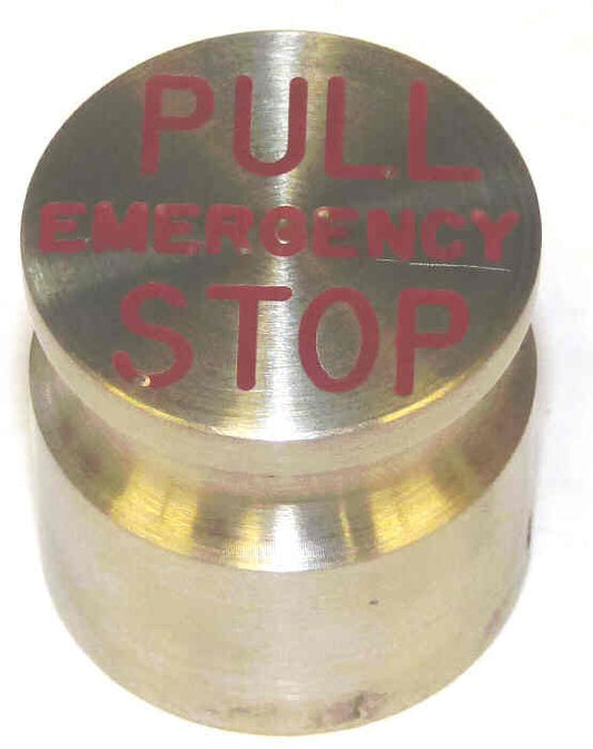 BARRELL, SWITCH, STOP, MONITOR, PULL TO STOP, SS, AS SHOWN