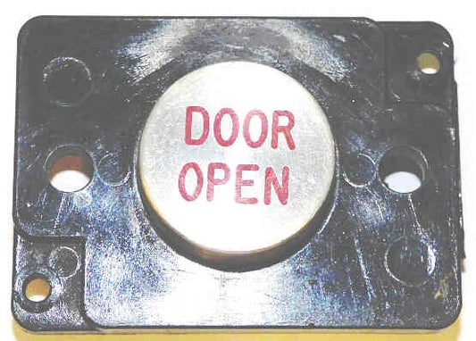 PRESSEL, BUTTON, MONITOR, WITH CONTACTS, SS, MARKED 'DO'  IN RED