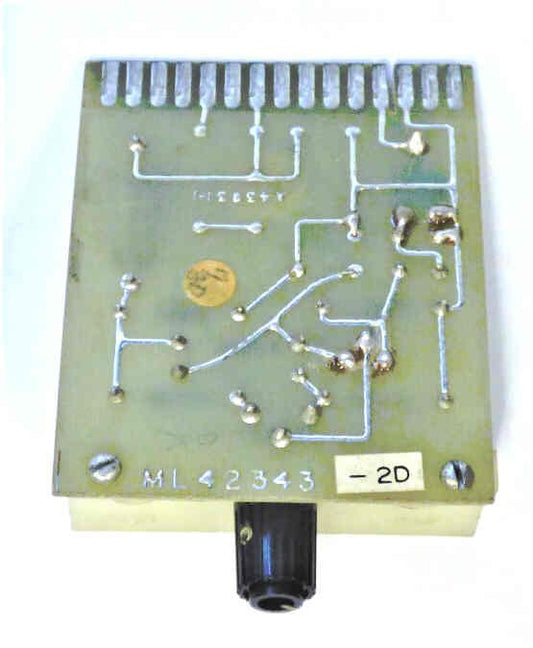BOARD, CIRCUIT, TIMER, 2 SECOND, PLUG-IN MOUNT ARMOR # ML42343-2D