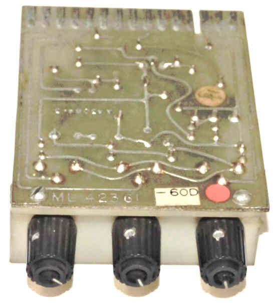 BOARD, CIRCUIT, TIMER, 60 SECOND, PLUG-IN MOUNT ARMOR # ML42361-60D