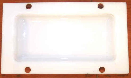 LENS, MONITOR, EMERGENCY LIGHTING, TRANSLUCENT, RAISED CENTER, AS SHOWN