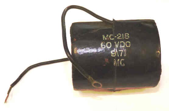 COIL, #3A & 5A CONTACTORS & FIELD SW/ 80VDC, 218 OHM  # 10471-01