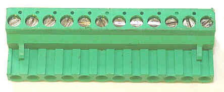 BLOCK, TERMINAL, PLUGGABLE, 12 POSITION DOVER # 9843622