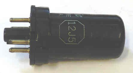 TUBE, METAL CASED, 6 PIN OCTAL BASE, GE # 12J5