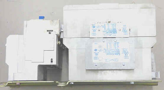CONTACTOR, SIZE L, 3 POLE, 120 VAC COIL, WITH AUX, CUTLER HAMMER # AE16LNO