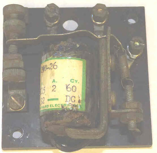 RELAY, SENSING, SPDT, 115 VAC, 2 AMP WARD LEONARD # 250-26