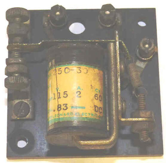 RELAY, SENSING, SPDT, 115 VAC, 2 AMP WARD LEONARD # 250-30