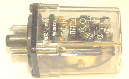 RELAY. 110 VDC. 2PDT, 8 PIN OCTAL LINE # MKH2D