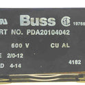 BLOCK, TERMINAL, POWER DIST , 2 POLE, 600 VAC BUSSMAN # 16220-2   PDA20104042