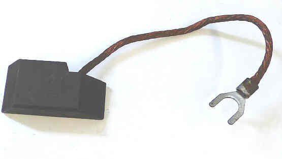 BRUSH, CARBON, 2 X 1 X .625, TOP & BOTTOM BEVELED