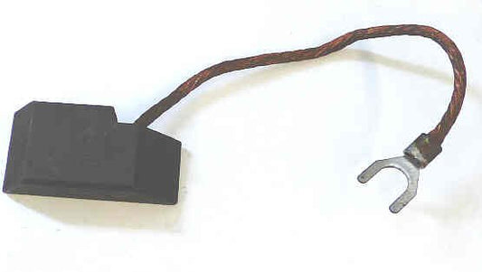 BRUSH, CARBON, 2 X 1 X .625, TOP & BOTTOM BEVELED