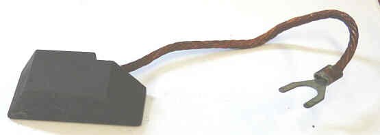 BRUSH, CARBON, 2 X 1 X .625, TOP & BOTTOM BEVELED