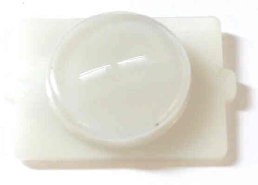 BUTTON, E LINE, WAFER, CLEAR CAP, BLANK WESTINGHOUSE # 323C855H99