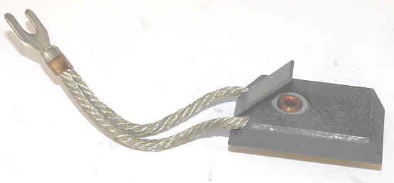 BRUSH, CARBON, 1.750 X 1.500 X .500, 3 SHUNT WESTINGHOUSE # X38C17