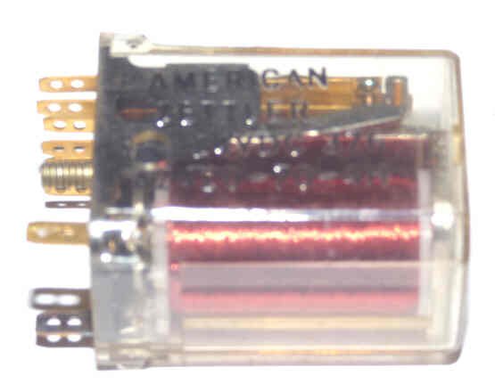 RELAY, MINIATURE, DPDT, 24 VDC, 700 OHM COIL AMERICAN ZETTLER # AZ420-20-4H