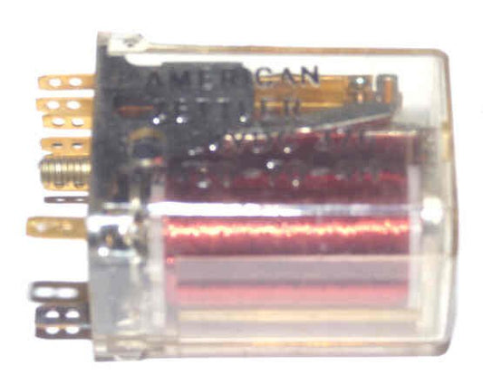 RELAY, MINIATURE, DPDT, 24 VDC, 700 OHM COIL AMERICAN ZETTLER # AZ420-20-4H